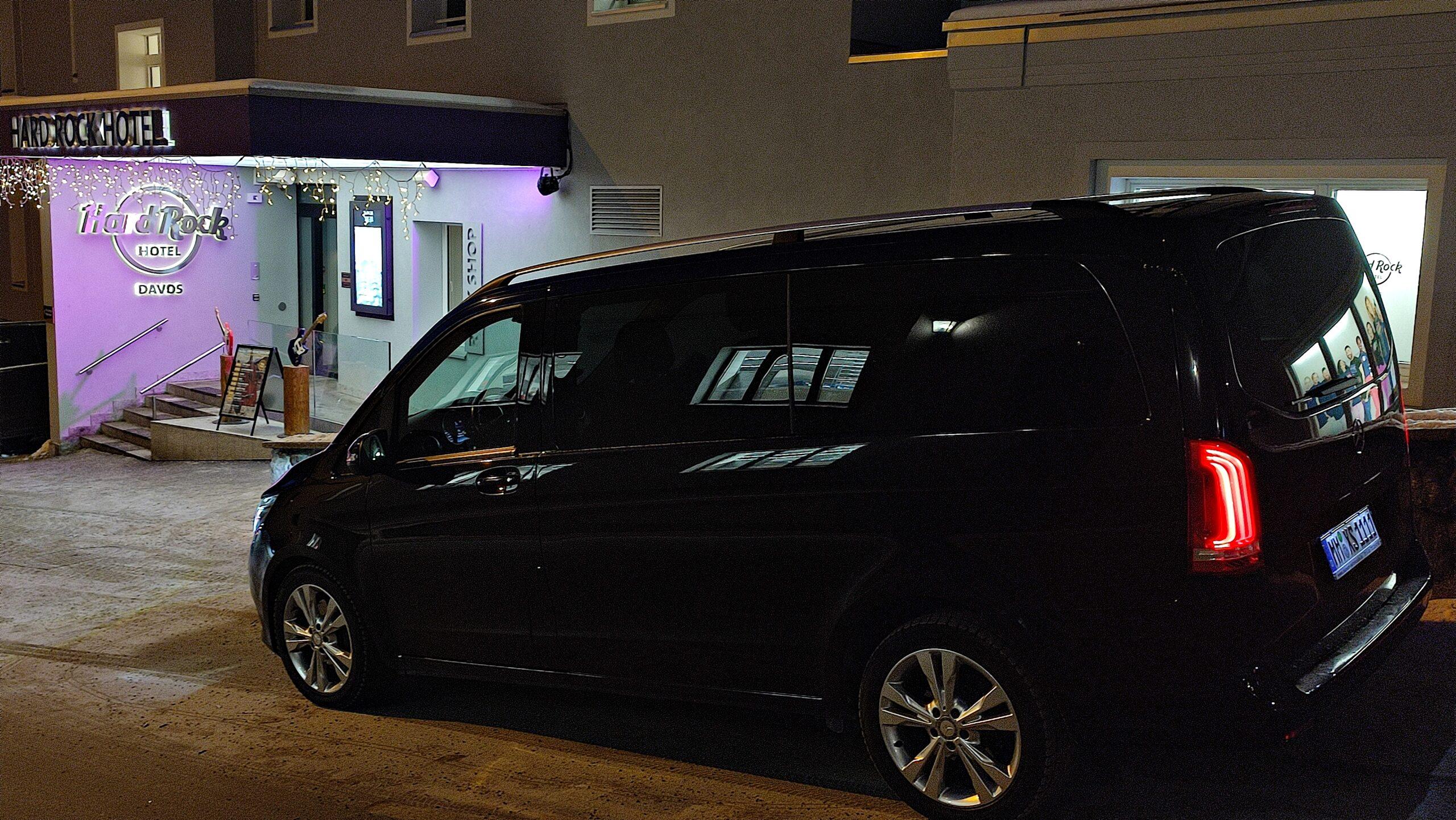 Professional Limo and Chauffeur Service with Bodyguard Drivers in Davos, Switzerland