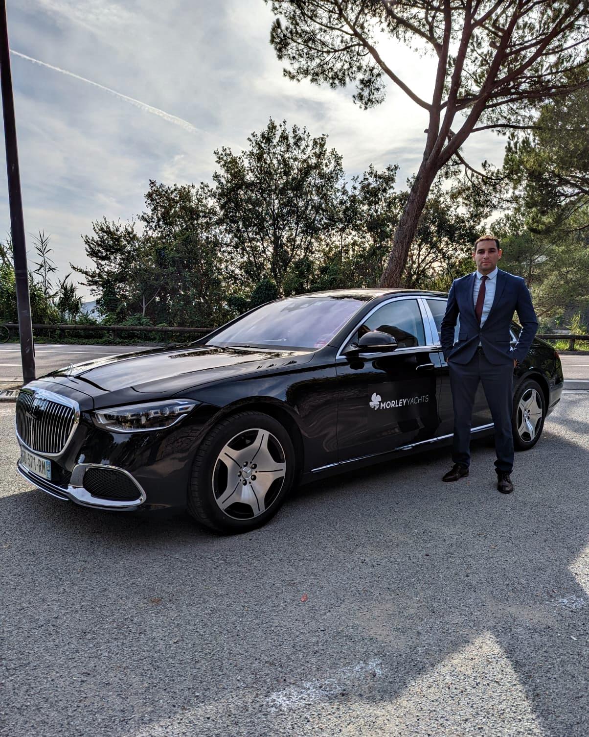 secure chauffeur with bodyguard drivers