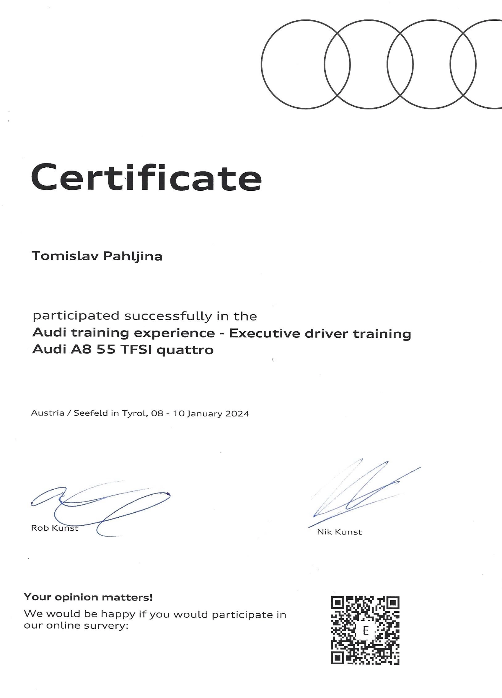 AUDI training 1 1